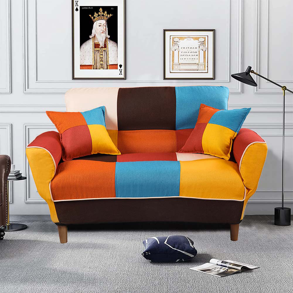 Latitude Run Colorful Sleeper Sofa Solid Wood Legs thick Cushion Wayfair